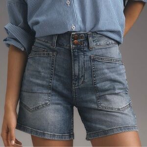 Anthropologie Pilcro The Wanderer Denim Shorts Excellent Condition Size 32